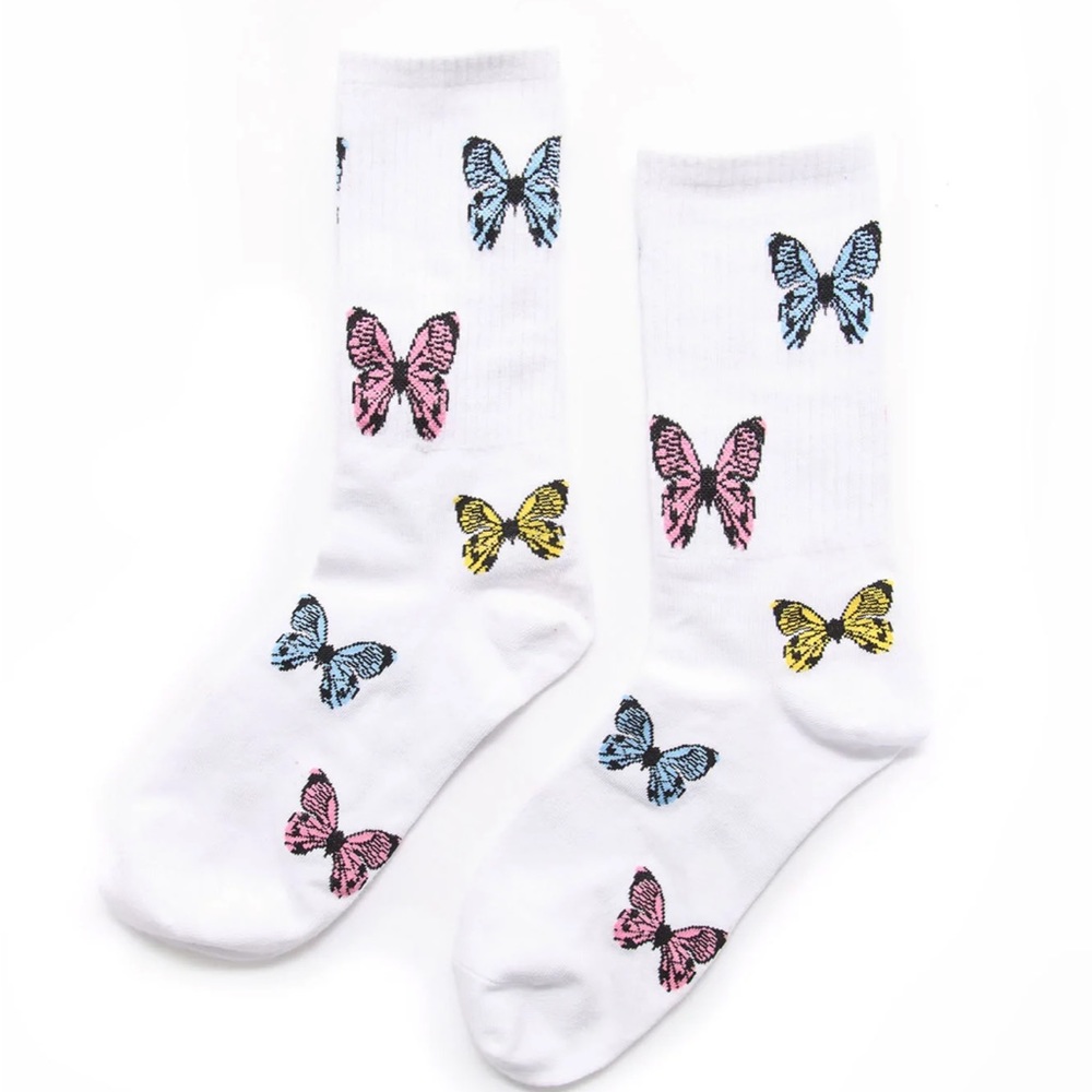 Butterfly socks